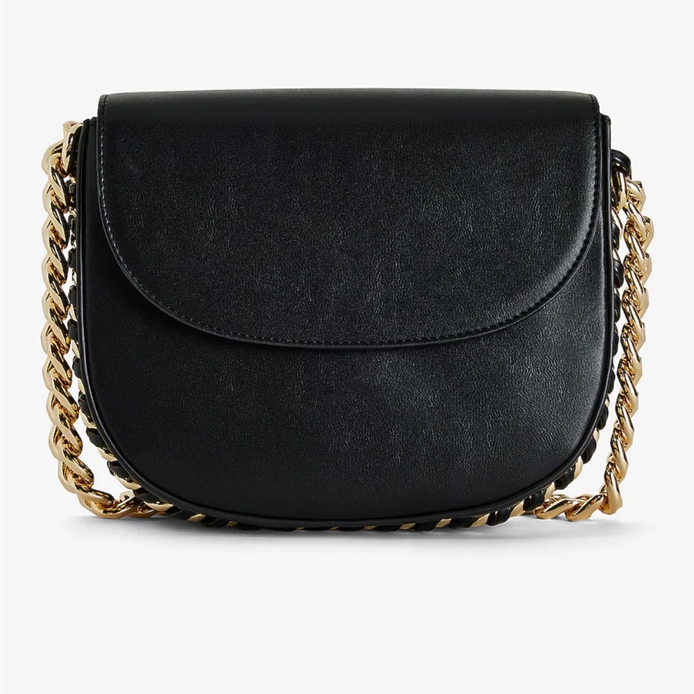 Express Woven Chain Shoulder Bag